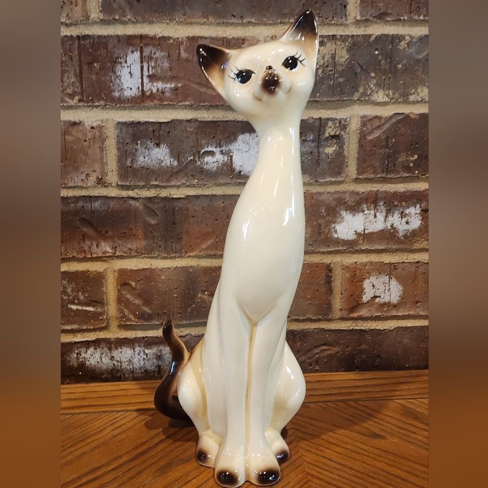 MCM Porcelin Siamese Cat Made In Japan